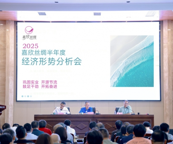 J9集团丝绸2025半年度经济形势剖析会顺遂召开